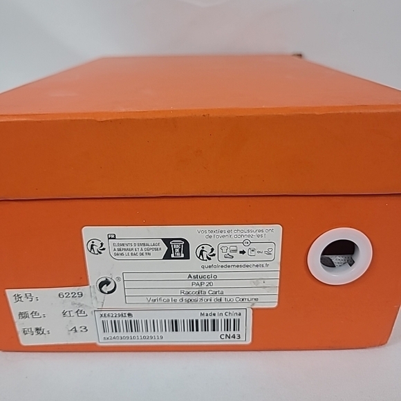 Fashion Women Red Horse Hair Shoe Fur Mules Flat Slides Flat Slipper Sz 9.5, 40 - Picture 9 of 9